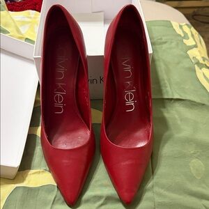 Calvin Klein Bold Red Heels